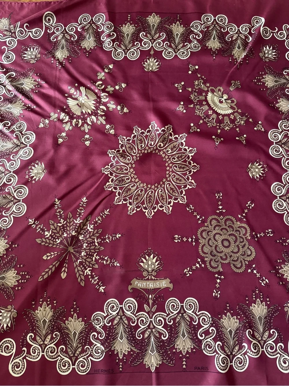 Hermès Fantaisie Silk Scarf.